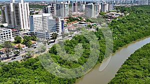 Cityscape of Aracaju Sergipe Brazil. Tourism at Brazil Northeast.