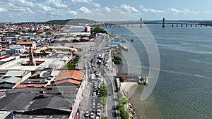 Cityscape of Aracaju Sergipe Brazil. Tourism at Brazil Northeast.