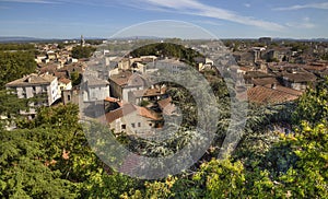 Cityscape of Avignon, France