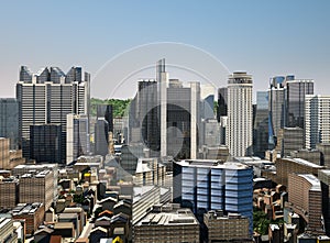 Cityscape background 3d illustration