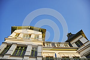 Cityscape of Bansin on the island Usedom.