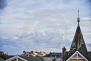 Cityscape of Bansin on the island Usedom.