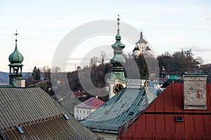 Cityscape of Banska Stiavnica, Slovakia