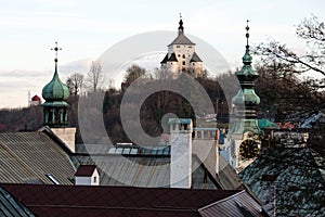 Cityscape of Banska Stiavnica, Slovakia