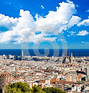 Cityscape of Barcelona