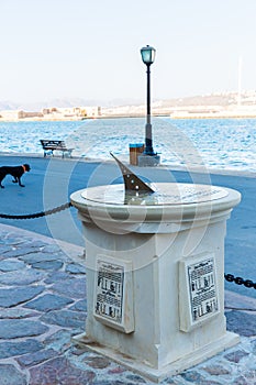 Cityscape and bay in city Chania/Crete