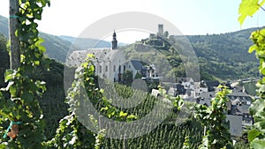 Cityscape of Beilstein at Moselle river valley