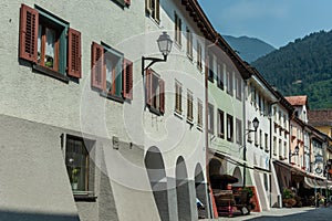 Cityscape of Bludenz in Vorarlberg