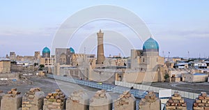 Cityscape of Bukhara on sunset, Uzbekistan