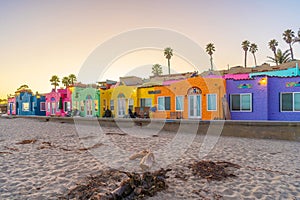 Cityscape of Capitola town, cityscape of Santa Cruz County in California photo