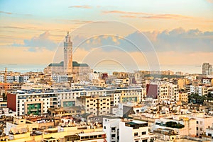 Cityscape Casablanca, Morocco photo