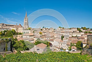 Cityscape of central Saint-Emilion