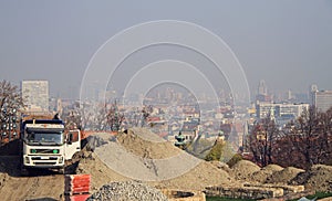 The cityscape of city Bratislava