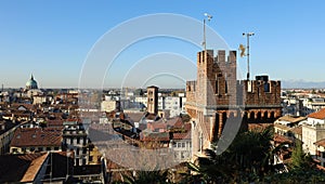 Cityscape of the city of Udine .