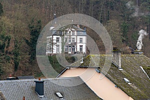 Cityscape of Clervaux Luxembourg Ardennes