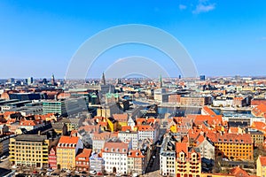 Cityscape of Copenhagen city, Denmark