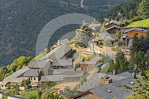 Cityscape of Cortals de Sabater in Sant Julia de Loria, Andorra photo