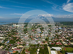 Cityscape: Davao City in Mindanao, Philippines.