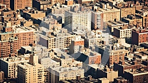 Cityscape at daytime in arial view