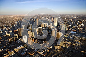 Cityscape of Denver, Colorado, USA.