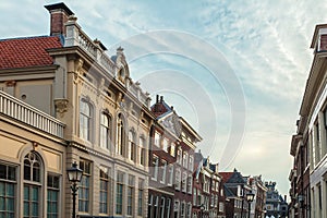 Cityscape of the Dutch historic town Hoorn photo