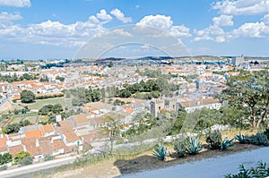 Cityscape of Estremoz an historic medieval village of the Alentejo region. Portugal