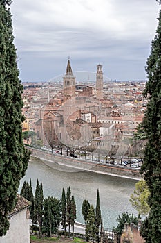 Cityscape of famous Veronas.