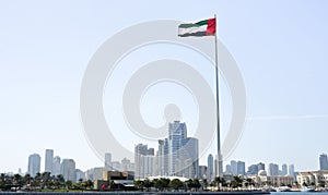 Cityscape of Flag Island, Sharjah