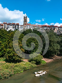 Cityscape of Fribourg, Switzerland