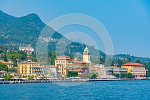 Cityscape of Gardone Riviera in Italy