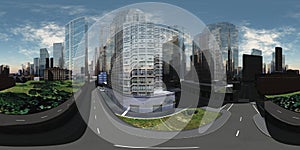 Cityscape, HDRI, environment map