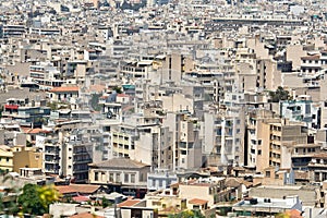 Cityscape of high-rise housing in urban district
