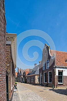 Cityscape of Hindeloopen, the Netherlands
