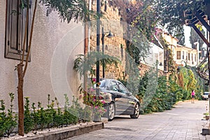 Cityscape in historical city center of Antalya, Turkey