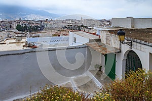 Cityscape of historical part of town in Tetouan,  Northern Morocco