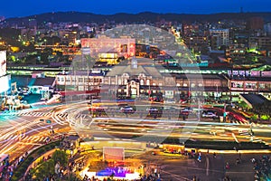 Cityscape of hsinchu and station in taiwan