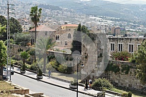 Cityscape of Jbeil also called Byblos, in Lebanon photo