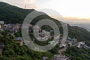 Cityscape of Jiufen old town