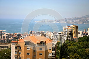 Cityscape of Jounieh Bay photo