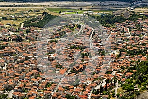 Cityscape of Kalambaka, Greece.