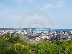 Cityscape of Kamakura in Kanagawa, Japan