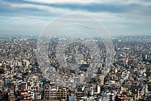 Cityscape of Katmandu, capital of Nepal photo