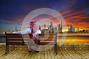 Cityscape of kuwait photo