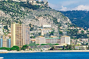 Cityscape of La Condamine, Monaco-Ville, Monaco