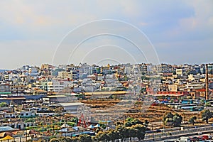 Cityscape Landscape of Heraklion, Crete, Greece