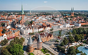 Cityscape of Lubeck