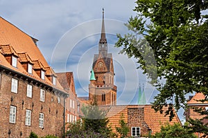 Cityscape Lubeck in Germany