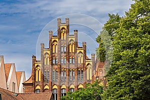 Cityscape Lubeck in Germany