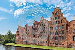 Cityscape Lubeck in Germany