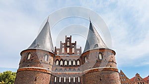 Cityscape Lubeck in Germany